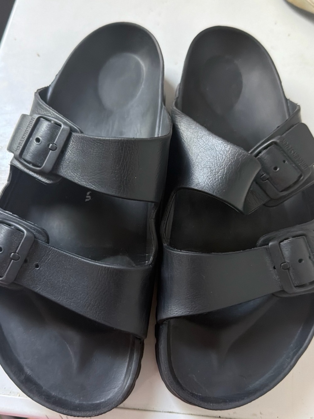 Birkenstock Arizona Essentials EVA Unisex black sz 10 - Picture 2 of 3